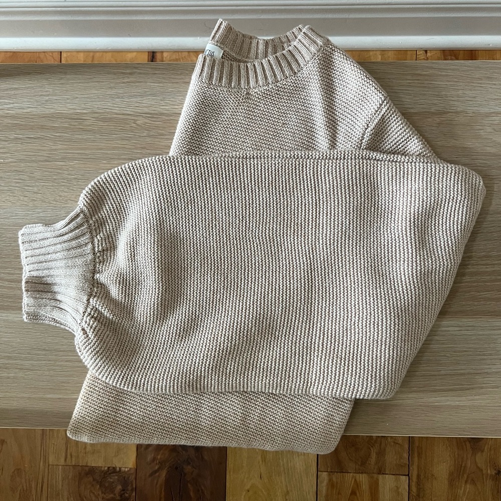 Women’s size large tan sweater
